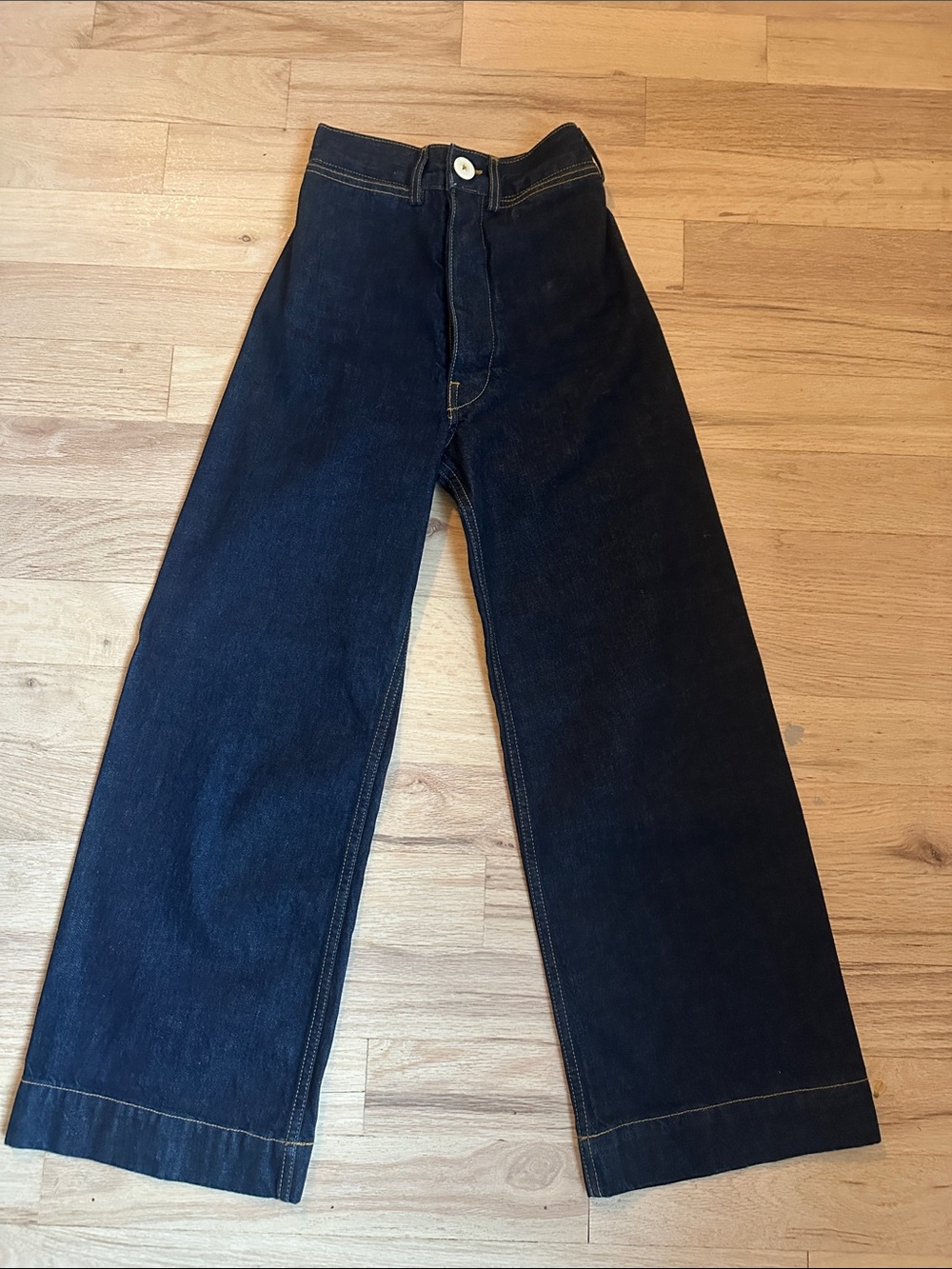 Jesse Kamm Dark Denim Sailor Pant